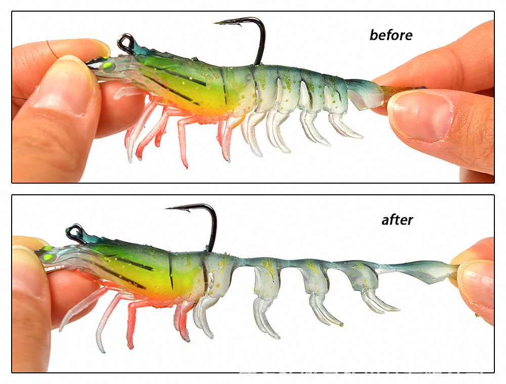 Lead Head Shrimp Soft Bait, 9.5 cm (3.7 in) 12 g (0.42 oz) – product photo