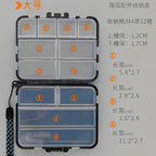 Mini Tackle Box for Hooks & Small Lures, ABS Storage Case – product photo