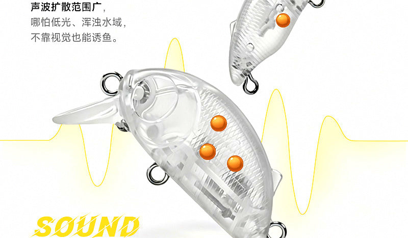 Micro Topwater Walking Lure, 2.5–3.5 g (0.09–0.12 oz) – product photo