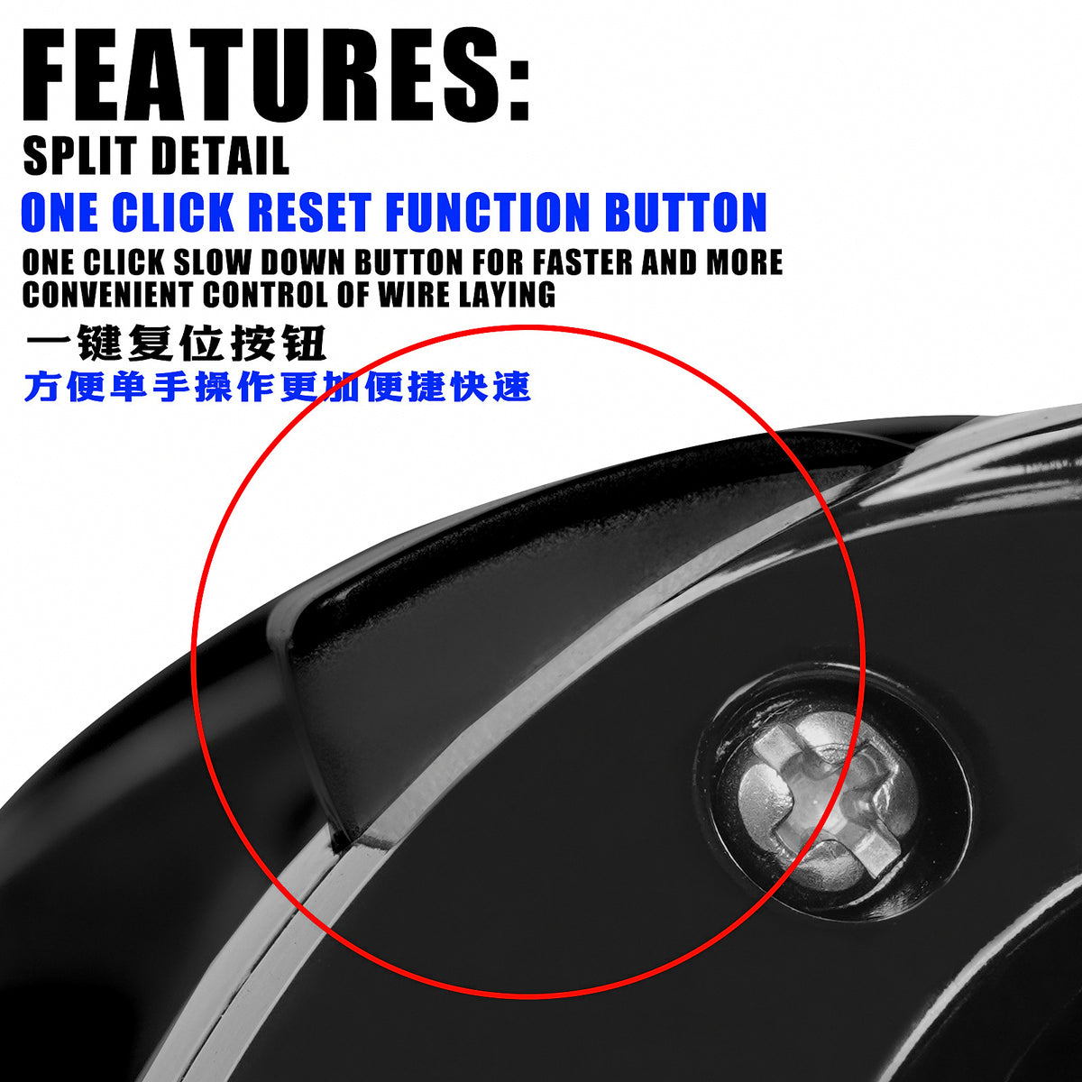 Wide Body Digital Baitcasting Reel, Left or Right Hand