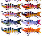 Jointed Swimbait Lure, 10 cm 18 g (0.6 oz), Size 6 Hooks – product photo
