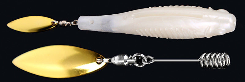 Soft Swimbait w/ Spinner Blade, 14 cm (5.5 in), 2-Pack – product photo