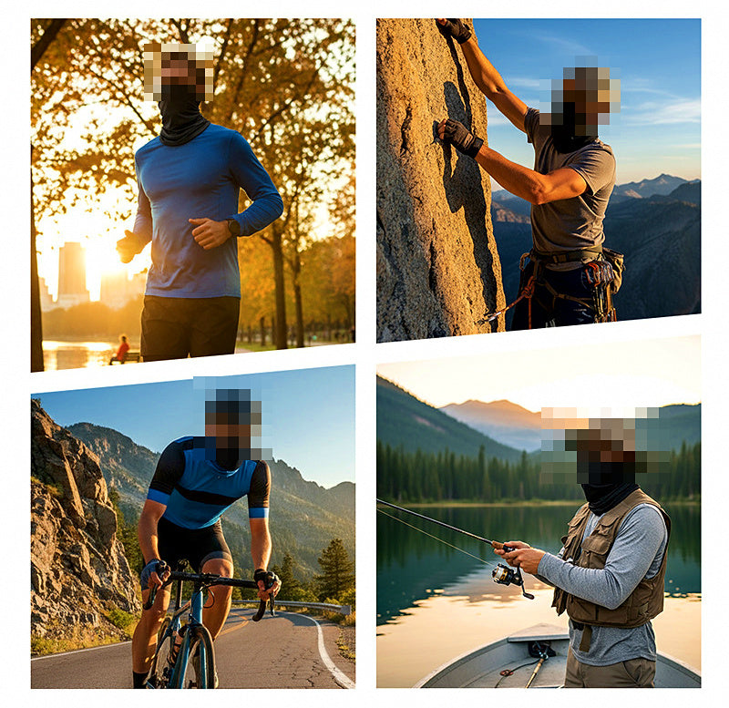 Quick-Dry Neck Gaiter Face Cover, Sun Mask, Unisex – product photo