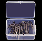 Wide Gap Offset Worm Hooks, Barbed, 10 Pack, 1/0–3/0 – product photo