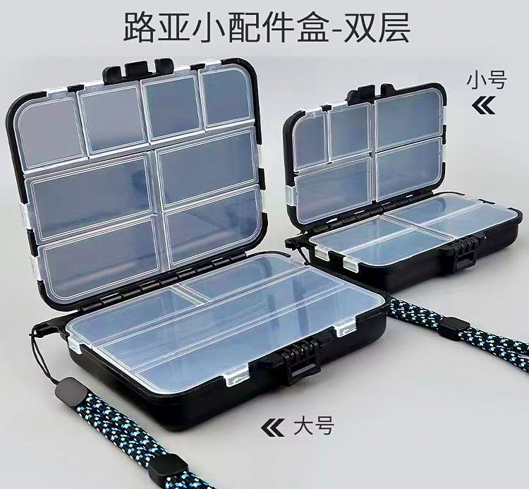 Double-Layer Lure Box, 12 or 9 Compartment Tackle Storage – product photo
