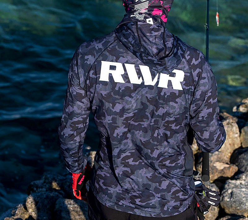 UPF 50+ Sun Protection Fishing Hoodie, Cooling Shirt – product photo