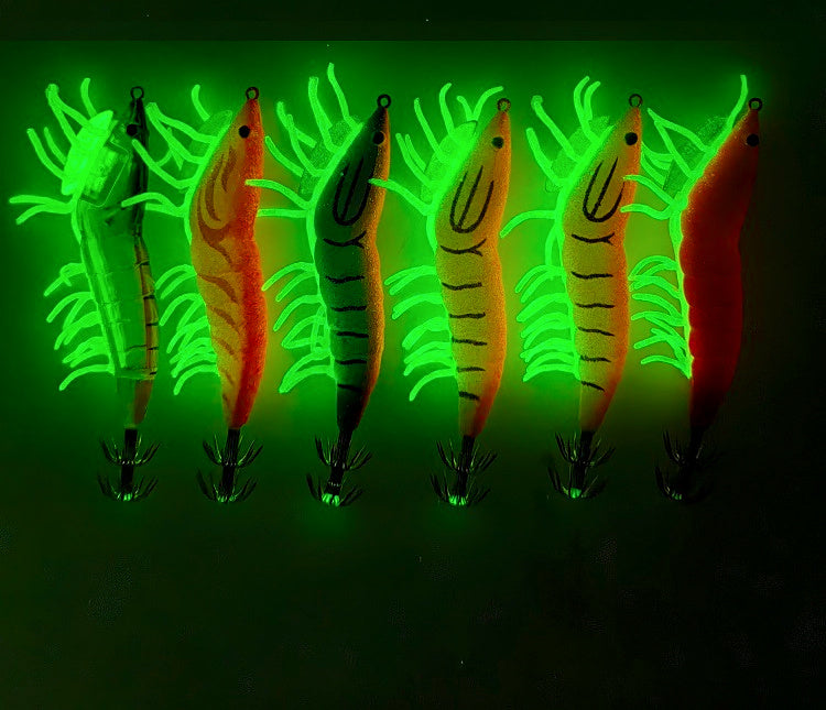 Wood Shrimp Squid Jig, Sizes 2.0, 3.0, 3.5 – product photo