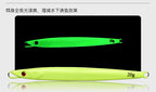 Glow Casting Jig, Single or Double Hook, 10–30 g (0.35–1.06 oz) – product photo