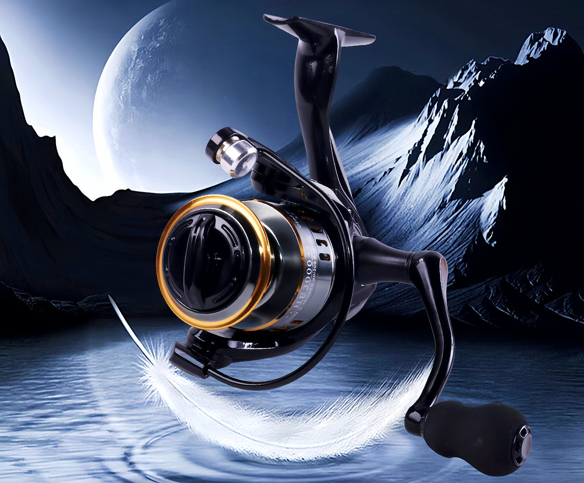 All-Metal Front Drag Spinning Reel, HE Series 500–7000 – product photo