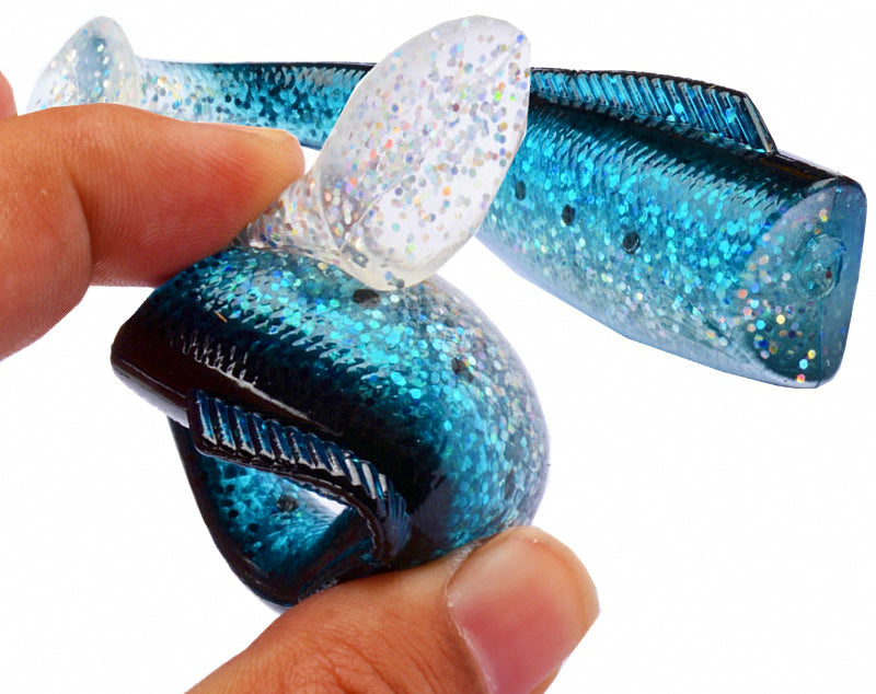 Jig Head Paddle Tail Soft Swimbait, 11-13.5 cm (4.3-5.3 in) – product photo