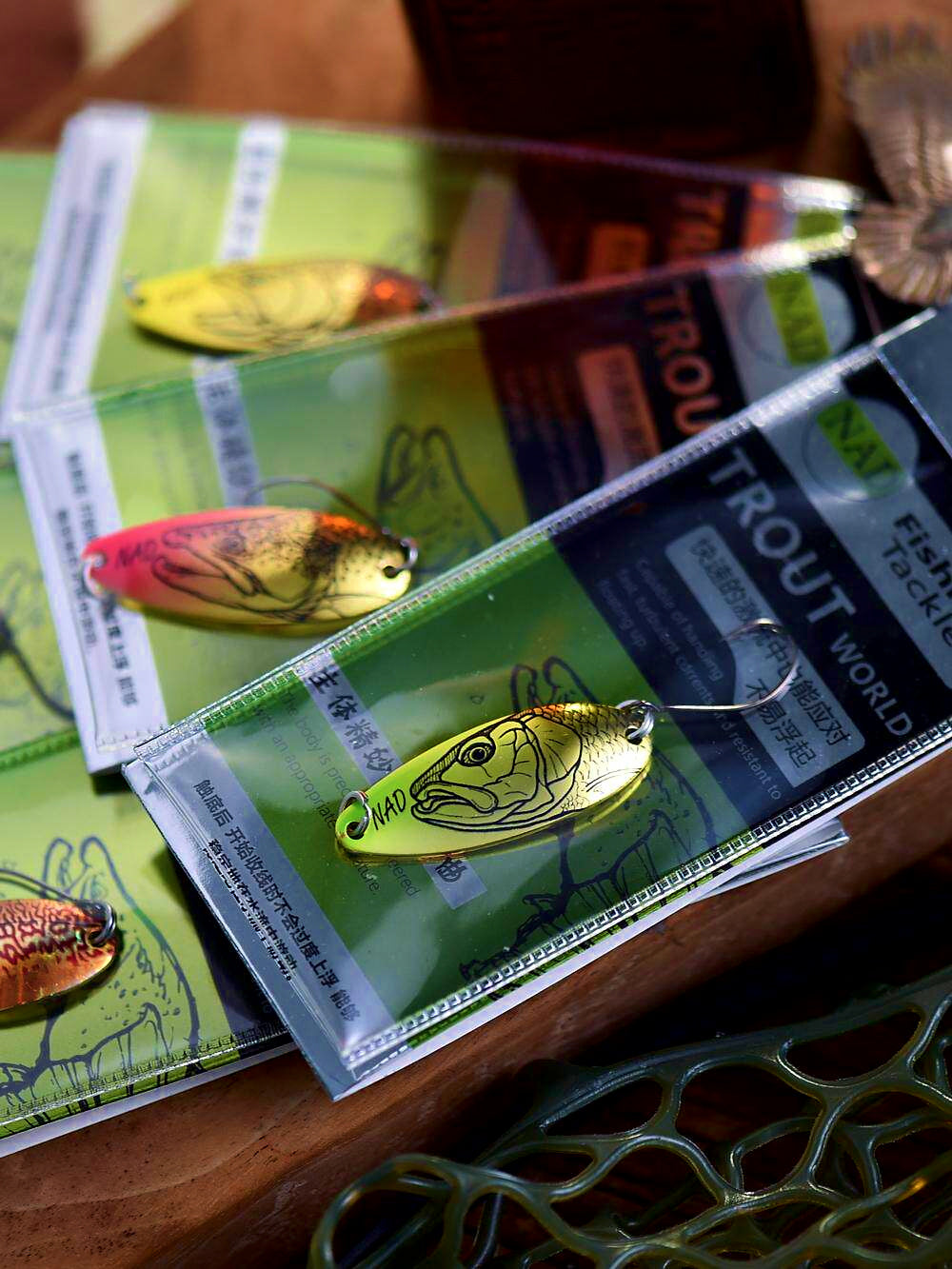 Trout Spoon Lure, 3.5 g & 5 g (0.12 oz & 0.18 oz) – product photo