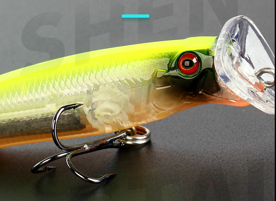 Topwater Popper Minnow Hard Bait, 90 mm 18 g (0.63 oz) – product photo