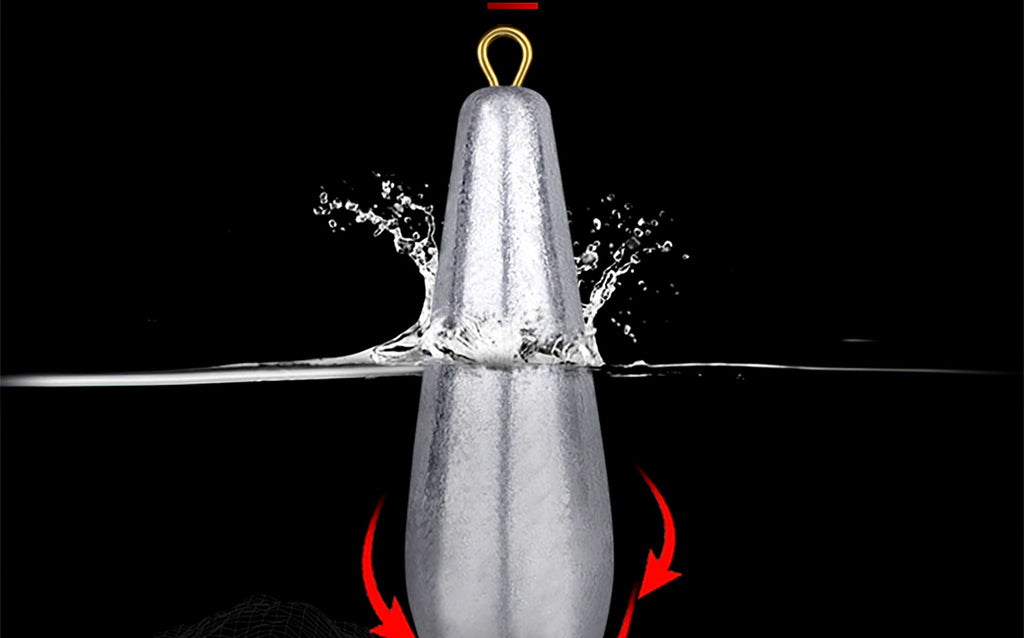 Willow Leaf Casting Sinker with Eyelet, 0.35–3.5 oz (10–100 g) – product photo