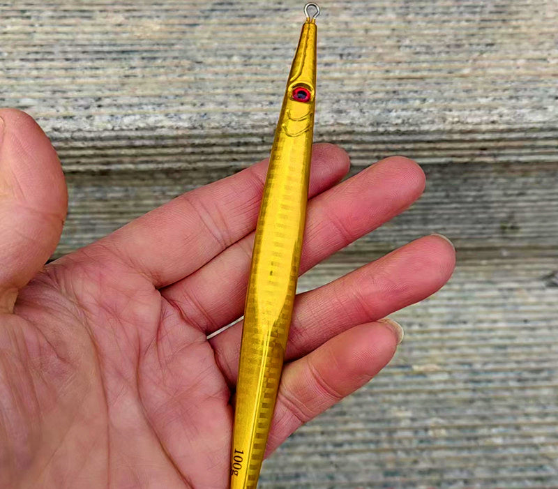 Glow Stripe Metal Jig, 80–350 g (2.8–12.3 oz) – product photo