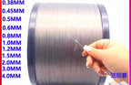 Coated 304 Stainless Steel Wire Rope Leader, 0.38–4 mm – product photo
