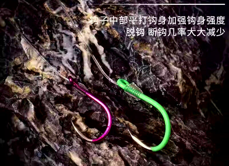 Multi-Hook Bottom Fishing Rig, Hook Sizes 3–10, Glow – product photo