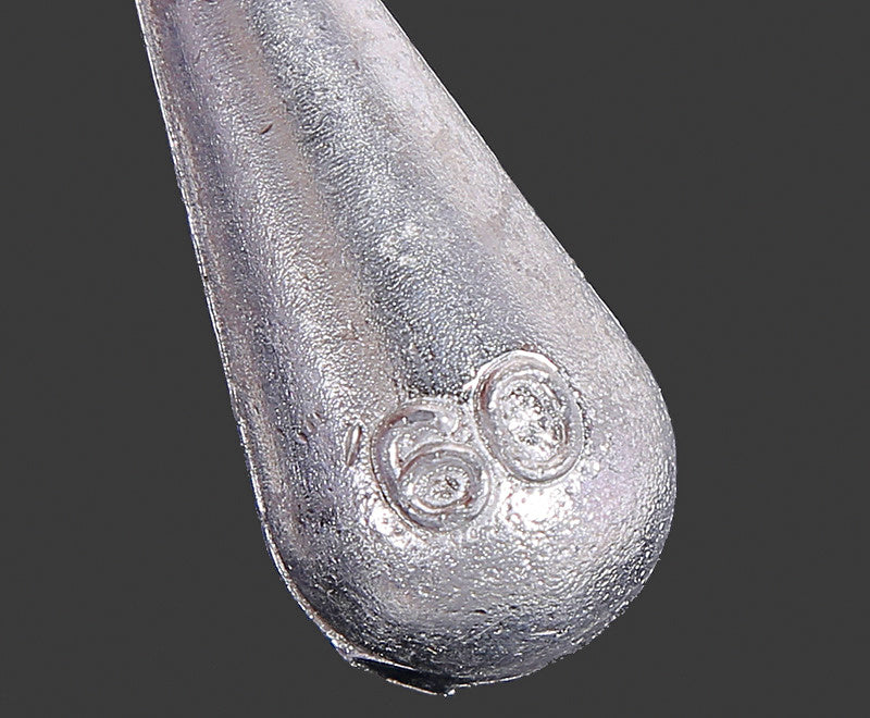 Teardrop Lead Sinker with Eyelet, 10–1000 g (0.35–35 oz) – product photo