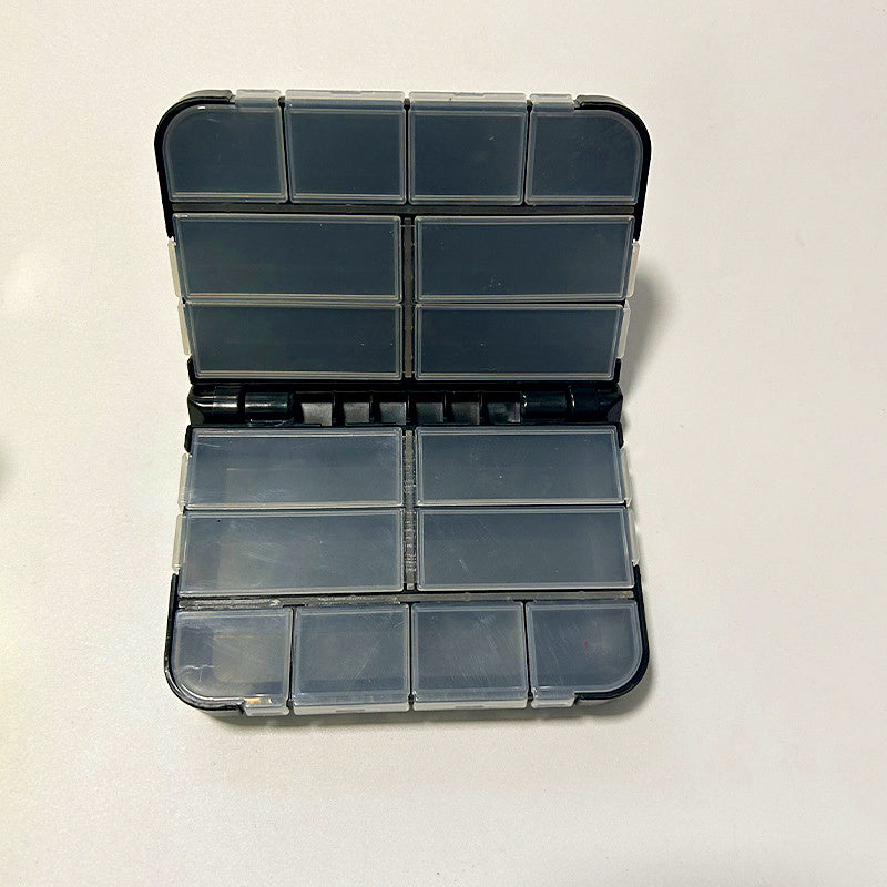 Double-Sided Small Parts Tackle Box, 10 or 16 Compartments – product photo