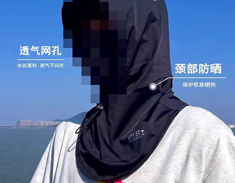 UPF 50+ Sun Face Mask & Neck Gaiter for Fishing, One Size – product photo