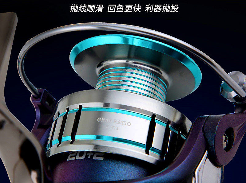 All-Metal Spinning Reel, Gapless Spool, Sizes 1000–16000 – product photo