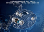 Round Baitcasting Reel with Electronic Brake, Aluminum Spool – product photo