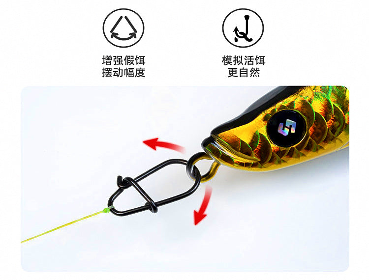 Black Safety Pins for Fishing, 40 Pack, Sizes 00–2 – product photo