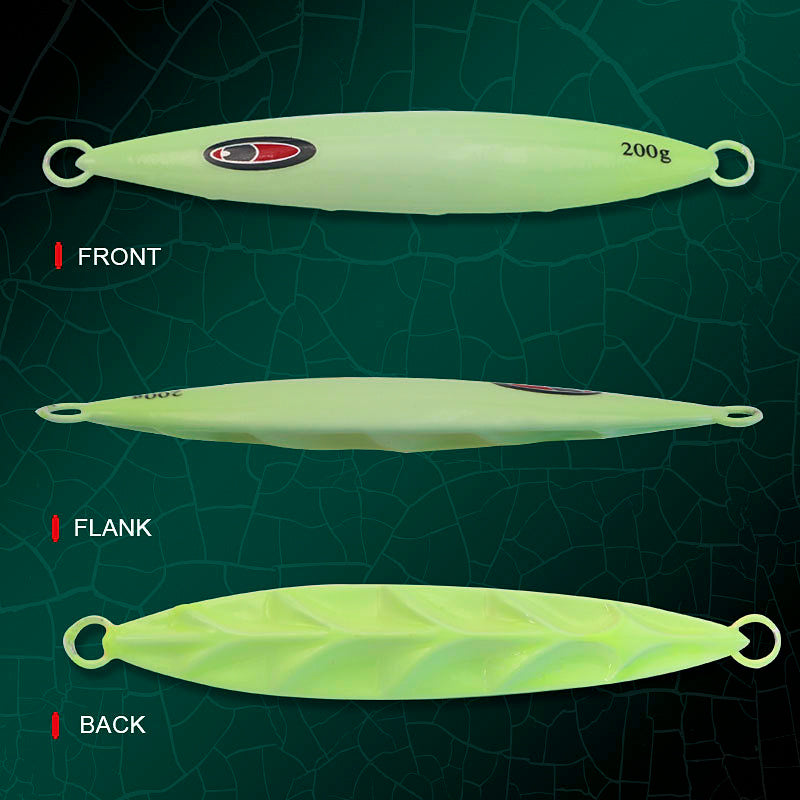 Glow Metal Jig, Fast Sinking, 60–300 g (2.1–10.6 oz) – product photo
