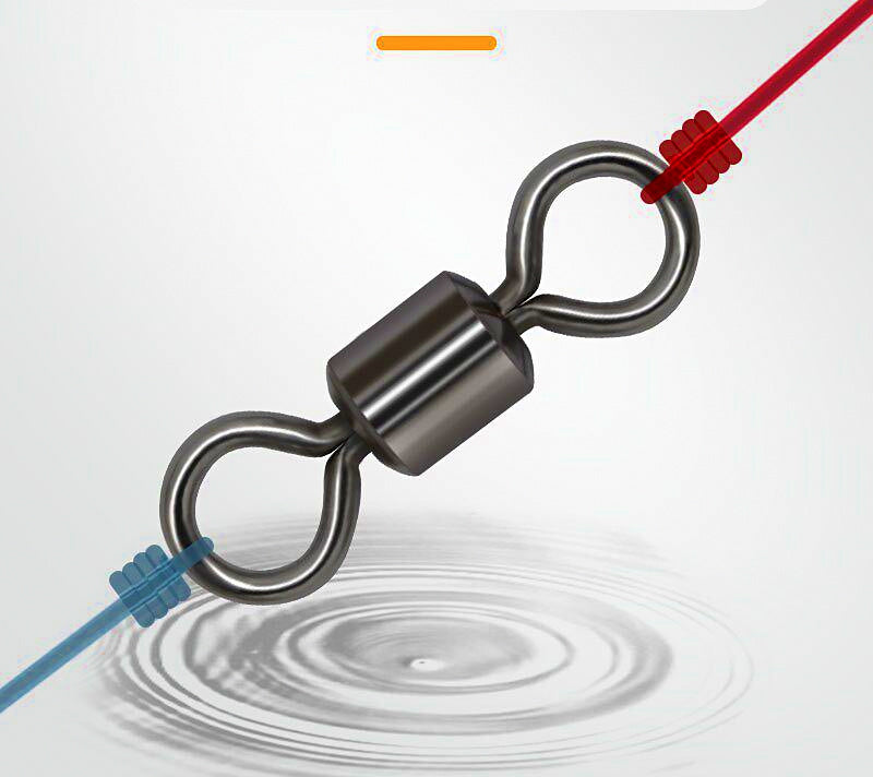 High-Speed Figure-8 Fishing Swivels, Size 14 to 12/0 – product photo
