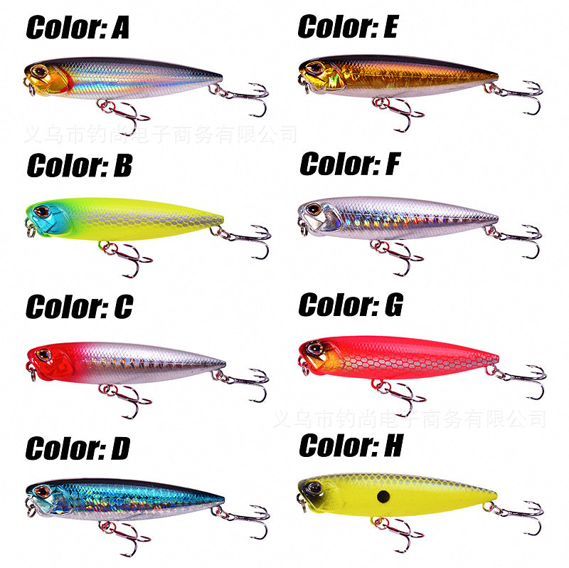 Topwater Walking Dog Pencil Lure, 6.5 cm / 5.5 g (0.19 oz) – product photo