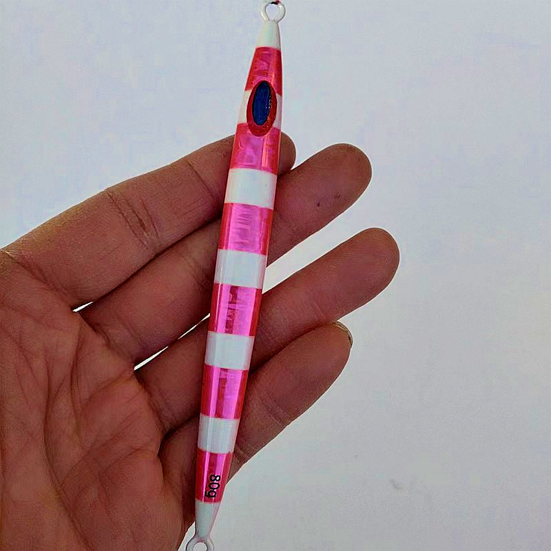 Glow Stripe Metal Jig, 80–500 g (2.8–17.6 oz) – product photo