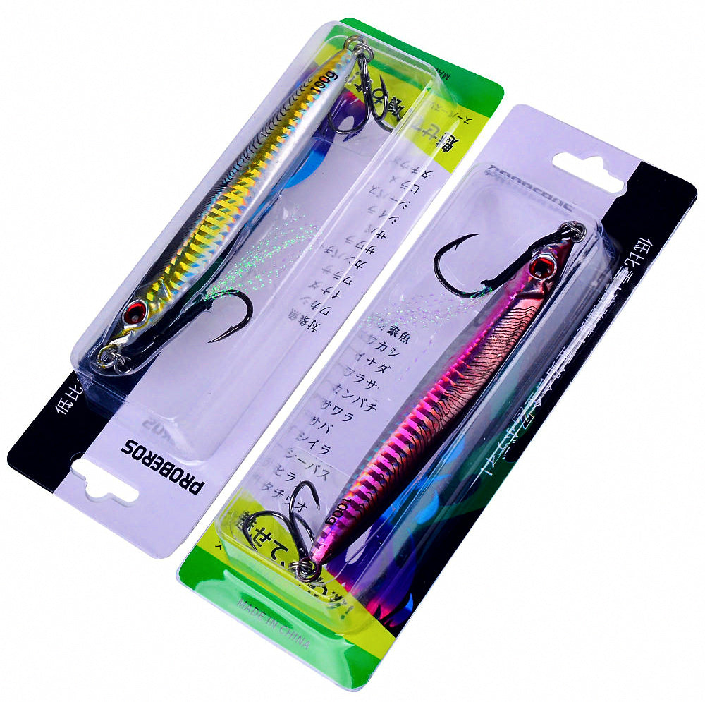 Fast-Sinking Metal Jig, Luminous Laser, 14–100 g (0.5–3.5 oz) – product photo