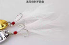 Flat Vibrating Casting Spoon, Single Hook, 5–20 g (0.18–0.71 oz) – product photo