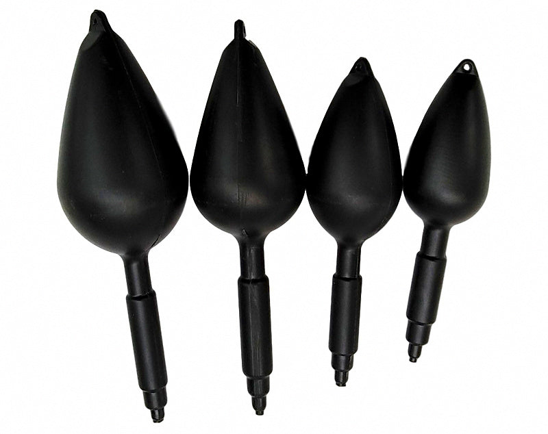 Foam Fishing Float, Red or Black, 11-19.2 cm (4.3-7.6 in) – product photo