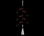 Multi-Hook Bait Rig with Sinker, Iseni Hooks, 5 Rigs – product photo