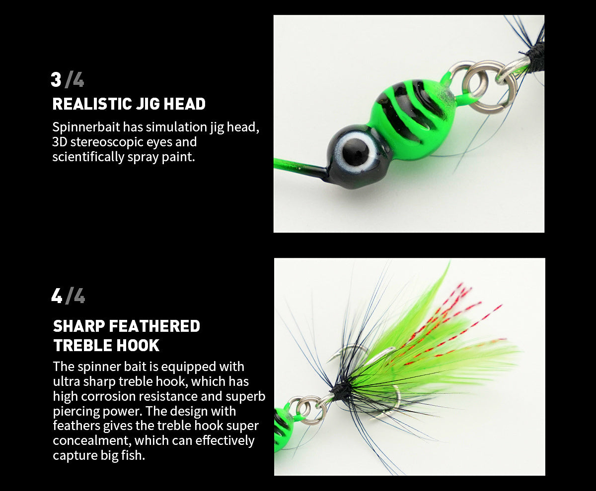 Mini Spinner Spoon Lure, Single Hook, 7 g (0.25 oz) – product photo