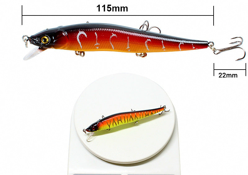 Plastic Minnow Hard Bait, 11.5 cm (4.5 in) 14 g (0.5 oz) – product photo