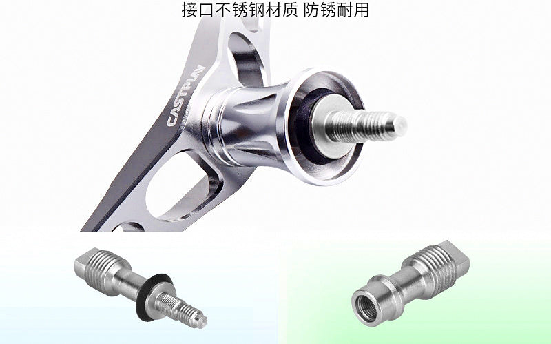 Aluminum Spinning Reel with Double Rocker Arm Handle – product photo