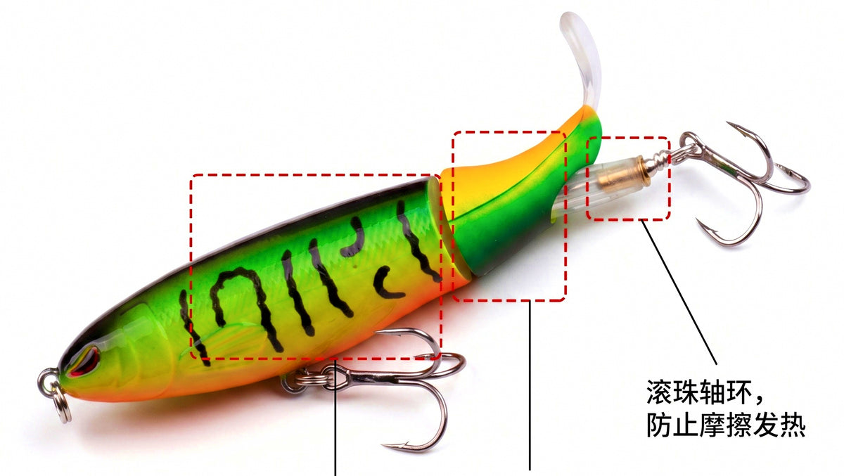 Surface Popper Lure with Treble Hooks, 13-32 g (0.5-1.1 oz) – product photo