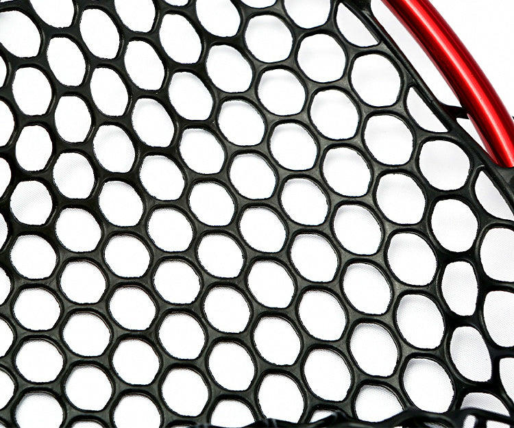 Aluminum Frame Landing Net with Silicone Mesh, Fly & Lure – product photo