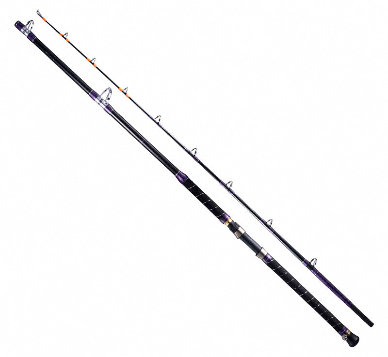 Solid Fiberglass Boat Rod, 2-Piece, 2.4–2.7 m (7.9–8.9 ft) – product photo
