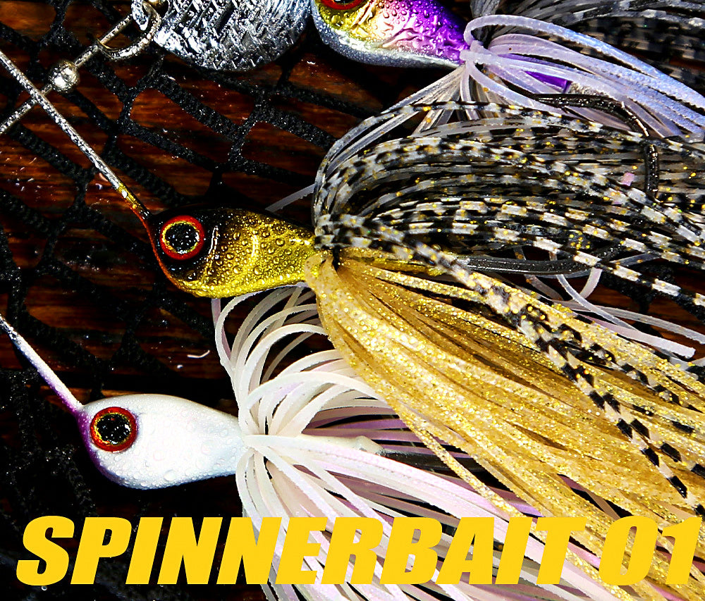 Spinnerbait Lure with Blades, 3/8 oz & 1/2 oz (10.6 g / 14.2 g) – product photo