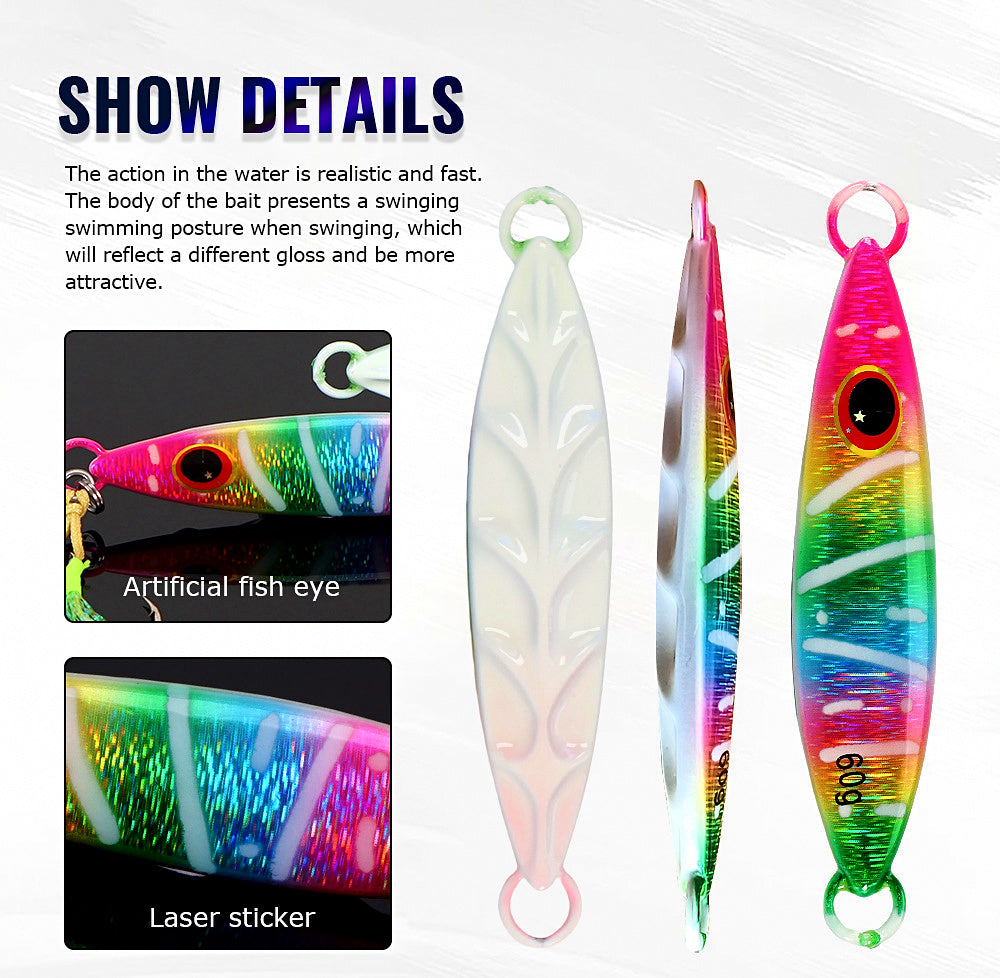 Slow Pitch Jig, 30–80 g (1.1–2.8 oz), Multi-Color – product photo