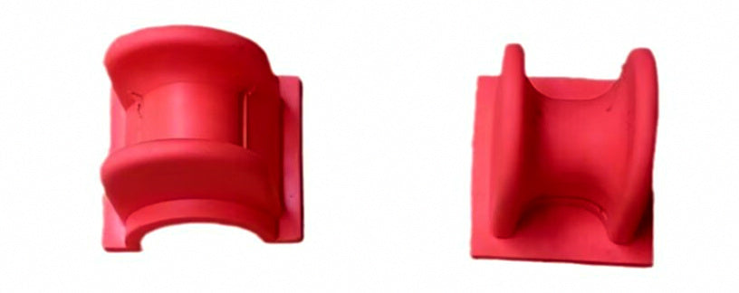 TPR Rod Holder for Boat Rails, Flat or U Base with Strap – product photo