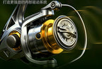 Carbon Spinning Reel, 11 Bearings, 5.2:1, Sizes 1000–4000 – product photo