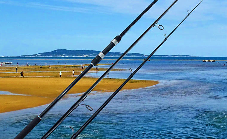 Long Cast Lure Rod, Carbon, 3-Piece, 3–3.9 m (9.8–12.8 ft) – product photo