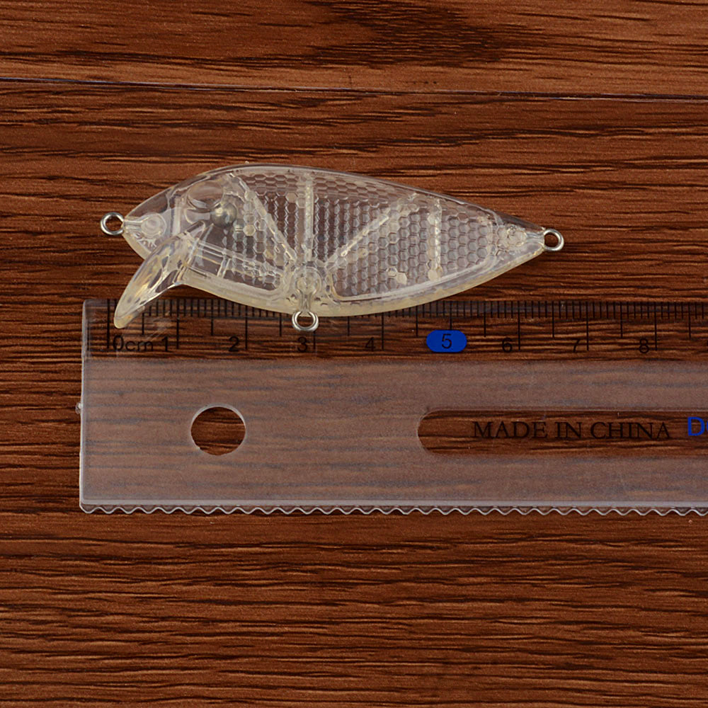 Unpainted Blank Shad Hard Bait, 6.8 cm (2.7 in) 5 g – product photo