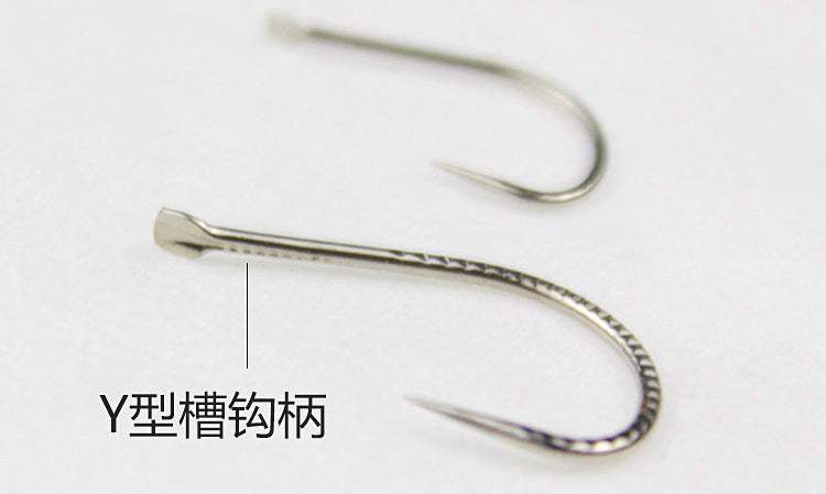 Carbon Steel Fishing Hooks, Barbed or Barbless, 50 Pack – product photo