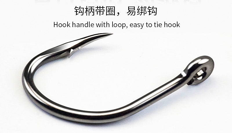 Barbed Single Hooks for Offshore Big Game, Pack – product photo