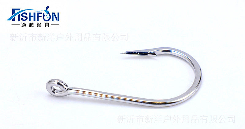 Stainless Steel Shark & Tuna Hook, Sizes 5/0–10/0 – product photo