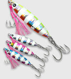 Glow Stripe Metal Jig with Single Hook, 40–80 g (1.4–2.8 oz) – product photo